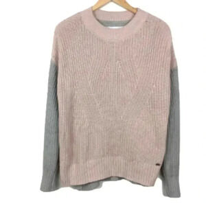 SUPERDRY Nordic Pink Colorblock Sweater
